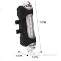 Bike Signal Tail Light USB Rechargeable Bicycle Light